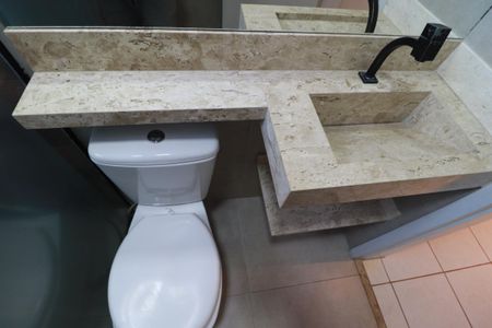 Banheiro  de apartamento para alugar com 2 quartos, 60m² em Parque dos Lagos, Ribeirão Preto