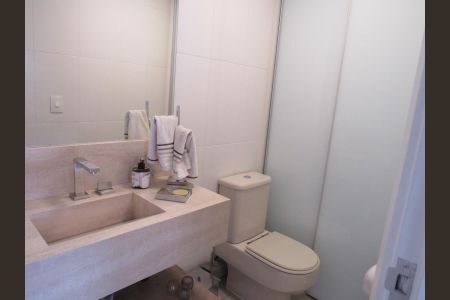 BANHEIRO DO TERRAÇO de apartamento à venda com 3 quartos, 188m² em Vila Clementino, São Paulo