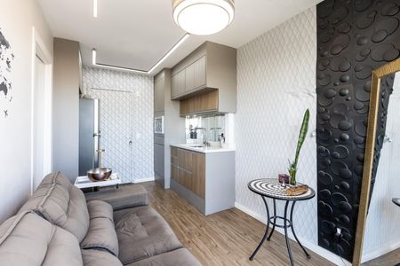 Sala de apartamento para alugar com 1 quarto, 27m² em Barra Funda, São Paulo
