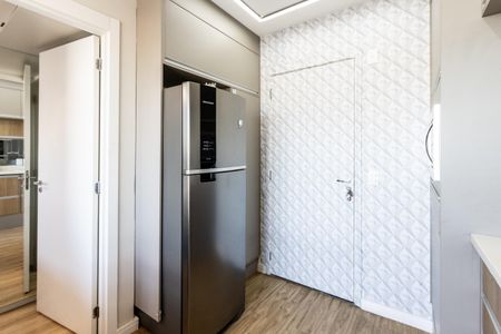 Cozinha de apartamento para alugar com 1 quarto, 27m² em Barra Funda, São Paulo