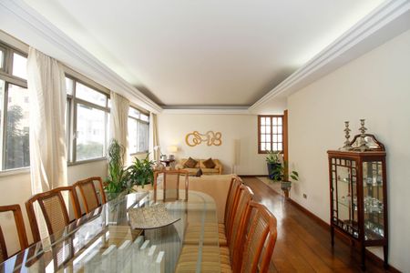 Sala de Estar e Jantar de apartamento para alugar com 3 quartos, 200m² em Jardim Paulista, São Paulo