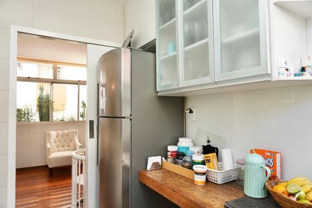 Cozinha de apartamento à venda com 3 quartos, 100m² em Santo Antônio, Belo Horizonte