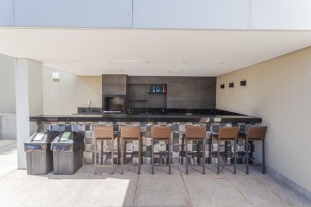 Área comum - Churrasqueira de apartamento para alugar com 1 quarto, 50m² em São Pedro, Belo Horizonte