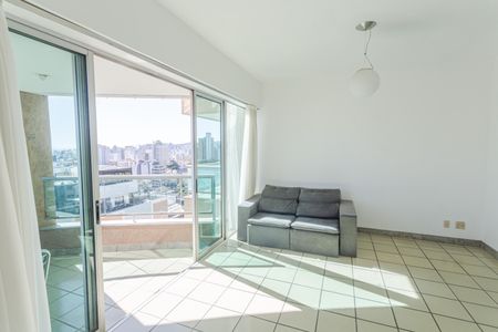 Sala de apartamento para alugar com 1 quarto, 50m² em São Pedro, Belo Horizonte