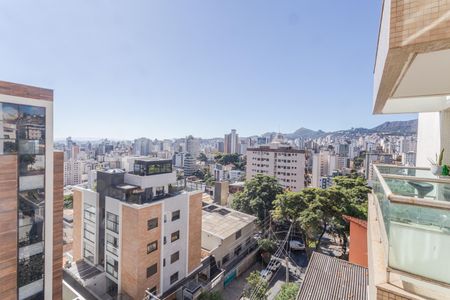 Vista da Varanda da Sala de apartamento para alugar com 1 quarto, 50m² em São Pedro, Belo Horizonte