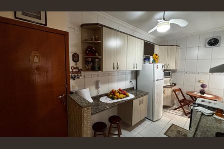 Cozinha de apartamento à venda com 2 quartos, 57m² em Vila Assunção, Santo André