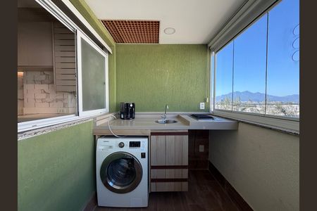 Área de serviço de apartamento para alugar com 1 quarto, 65m² em Recreio dos Bandeirantes, Rio de Janeiro
