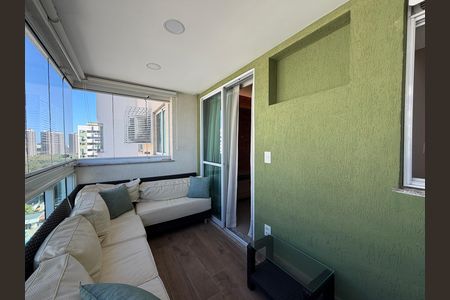 Sala - Varanda de apartamento para alugar com 1 quarto, 65m² em Recreio dos Bandeirantes, Rio de Janeiro