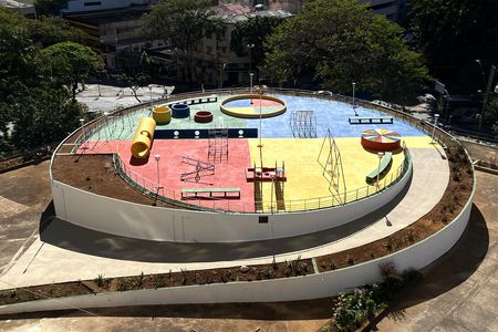 Área comum de apartamento à venda com 2 quartos, 90m² em Funcionários, Belo Horizonte