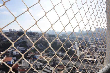 Apartamento para alugar com 48m², 2 quartos e 1 vagaDetalhe - Vista da Varanda da Sala e Sala de Jantar