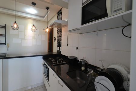 Cozinha de apartamento para alugar com 1 quarto, 42m² em Jardim Palma Travassos, Ribeirão Preto