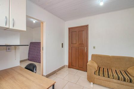 Sala e Cozinha Integrados de apartamento para alugar com 1 quarto, 35m² em Jardim Carvalho, Porto Alegre