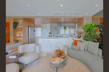 Sala de apartamento à venda com 3 quartos, 158m² em Pinheiros, São Paulo