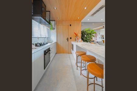 Cozinha de apartamento à venda com 3 quartos, 158m² em Pinheiros, São Paulo