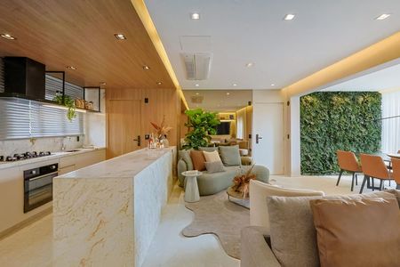 Cozinha de apartamento à venda com 3 quartos, 158m² em Pinheiros, São Paulo