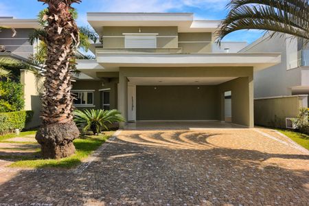 Fachada de casa de condomínio para alugar com 3 quartos, 242m² em Swiss Park, Campinas