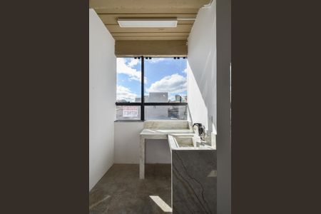 Cozinha de kitnet/studio para alugar com 1 quarto, 20m² em Saudade, Belo Horizonte