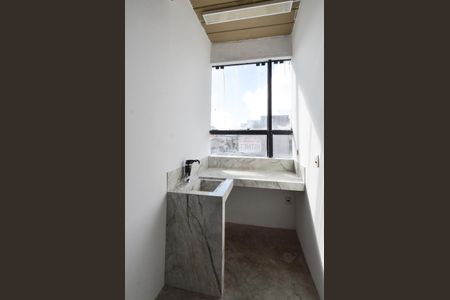 Cozinha de kitnet/studio para alugar com 1 quarto, 23m² em Saudade, Belo Horizonte