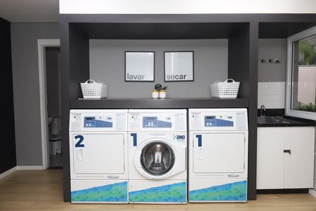 Área comum - Lavanderia de apartamento para alugar com 2 quartos, 38m² em Jardim Lideranca, São Paulo