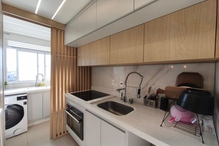 Cozinha de apartamento para alugar com 2 quartos, 54m² em Residencial Villa Garden, Campinas