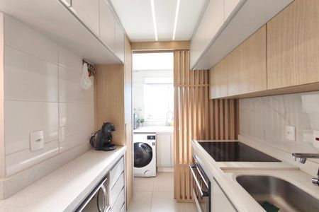 Cozinha de apartamento para alugar com 2 quartos, 54m² em Residencial Villa Garden, Campinas