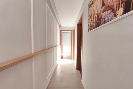 Corredor - Quartos de apartamento para alugar com 2 quartos, 54m² em Residencial Villa Garden, Campinas