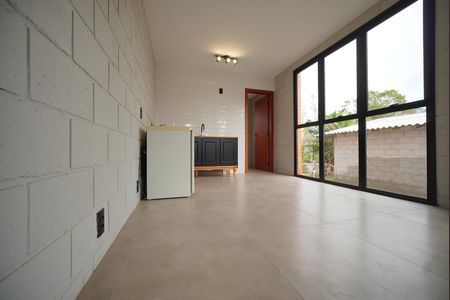 Sala/Cozinha de kitnet/studio para alugar com 1 quarto, 45m² em Campeche Central, Florianópolis
