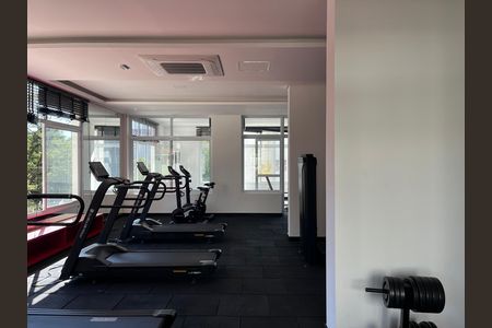 Área comum - Academia de apartamento para alugar com 1 quarto, 41m² em Barra Funda, São Paulo