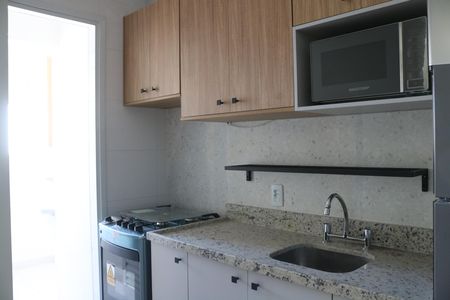 Cozinha de apartamento para alugar com 1 quarto, 41m² em Barra Funda, São Paulo