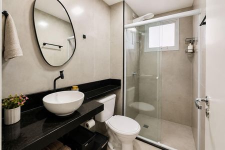 Banheiro de apartamento para alugar com 2 quartos, 35m² em Sé, São Paulo