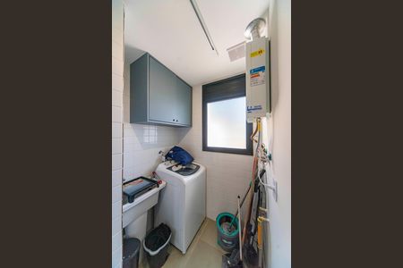 Área de Serviço de apartamento para alugar com 2 quartos, 91m² em Campestre, Santo André