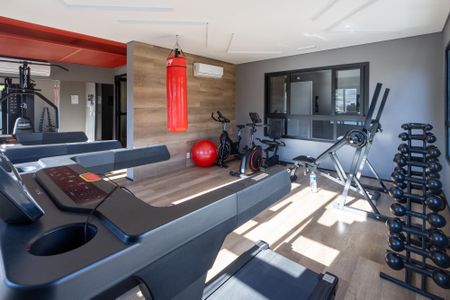 Apartamento para alugar com 27m², 1 quarto e sem vaga Apartamento para alugar com 27m², 1 quarto e sem vagaAcademia