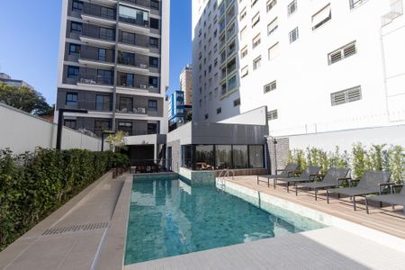 Piscina de apartamento para alugar com 1 quarto, 27m² em Perdizes, São Paulo