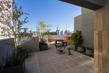 Apartamento para alugar com 27m², 1 quarto e sem vaga Apartamento para alugar com 27m², 1 quarto e sem vagaRooftop