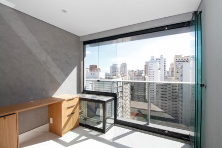 Varanda de apartamento para alugar com 1 quarto, 30m² em Jardim Paulista, São Paulo