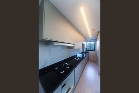 Cozinha de apartamento para alugar com 2 quartos, 66m² em Vale do Sereno, Nova Lima