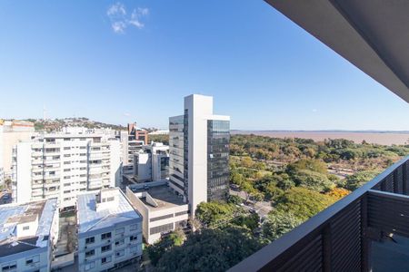 Vista da Sala de apartamento à venda com 1 quarto, 45m² em Praia de Belas, Porto Alegre