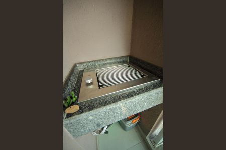 Apartamento à venda com 57m², 2 quartos e 2 vagasChurrasqueira da Varanda da Sala