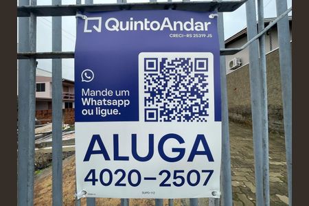 Placa Instalada em 01/07/2026 - Cod.SUPD-112 de casa para alugar com 1 quarto, 40m² em Boa Vista, São Leopoldo