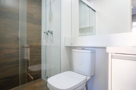 Banheiro de apartamento para alugar com 1 quarto, 36m² em Rudge Ramos, São Bernardo do Campo