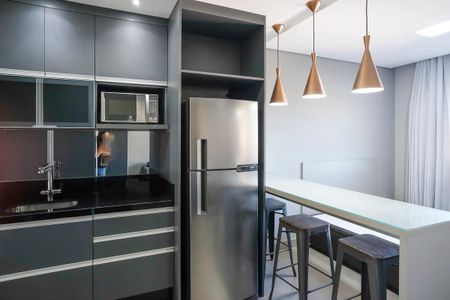 Cozinha de apartamento para alugar com 1 quarto, 36m² em Rudge Ramos, São Bernardo do Campo
