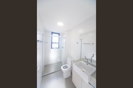 Banheiro de kitnet/studio para alugar com 1 quarto, 43m² em Vale do Sereno, Nova Lima