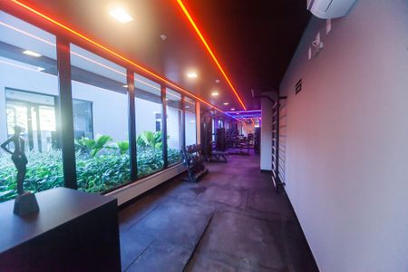 Studio para alugar com 43m², 1 quarto e 1 vaga Studio para alugar com 43m², 1 quarto e 1 vagaÁrea comum - Academia
