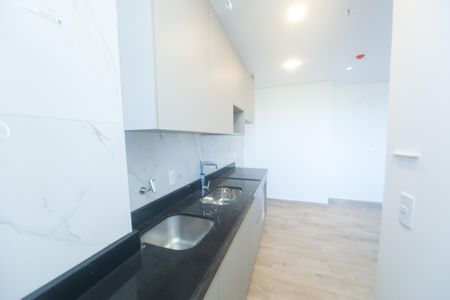 Cozinha de kitnet/studio para alugar com 1 quarto, 41m² em Vale do Sereno, Nova Lima