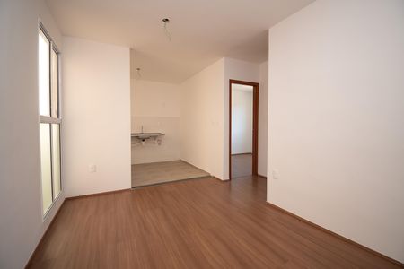 Sala de apartamento para alugar com 2 quartos, 55m² em Praia, Contagem