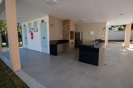 Área comum - Churrasqueira de apartamento para alugar com 2 quartos, 55m² em Praia, Contagem