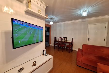 Sala de TV de apartamento à venda com 3 quartos, 92m² em Vila Santa Teresa, Santo André