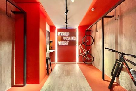 Studio à venda com 25m², 1 quarto e sem vagaÁrea comum - Bicicletário 