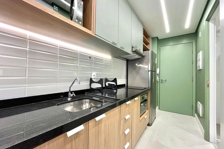 Cozinha de kitnet/studio para alugar com 1 quarto, 25m² em Vila da Saúde, São Paulo
