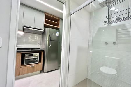 Banheiro de kitnet/studio para alugar com 1 quarto, 25m² em Vila da Saúde, São Paulo
